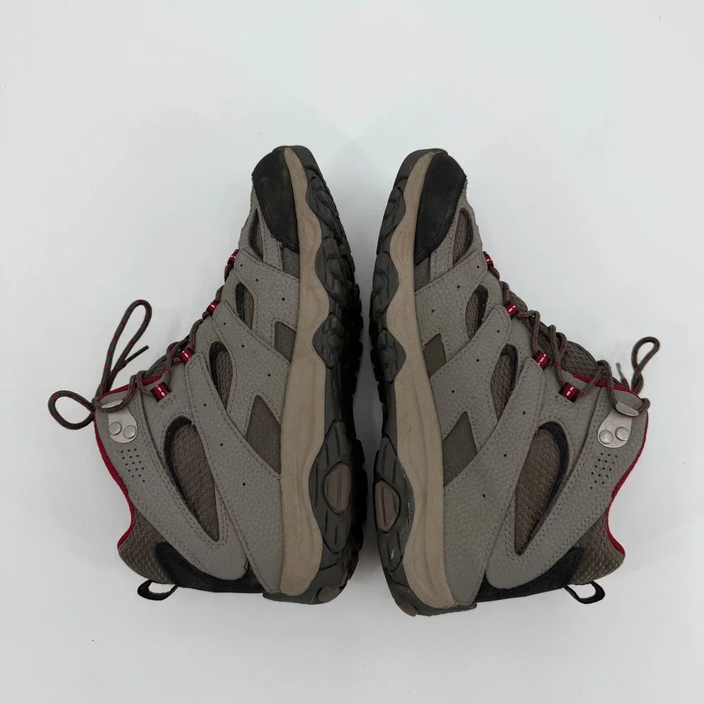 Merrell Alverstone Waterproof Hiking Boots Grey Red MK265701 Kids 6M Womens 7.5